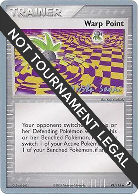 Warp Point - 2006 Miska Saari #93/115 Pokémon card from World Championship Decks