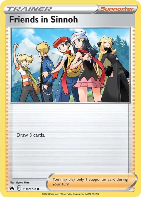 Friends in Sinnoh #131/159 Reverse Holofoil Pokémon card from Crown Zenith