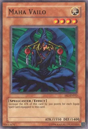 Maha Vailo SRL-EN012 SRL-EN Unlimited Super Rare Yu-Gi-Oh card from Spell Ruler (Worldwide English)