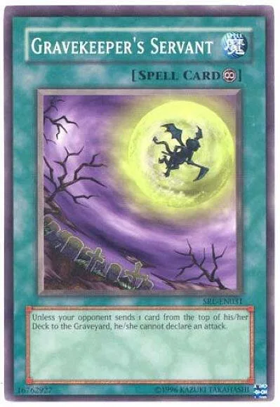 Gravekeeper's Servant SRL-EN031 Yu-Gi-Oh card from Spell Ruler (Worldwide English)