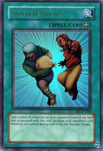 Snatch Steal SRL-EN036 SRL-EN Unlimited Ultra Rare Yu-Gi-Oh card from Spell Ruler (Worldwide English)