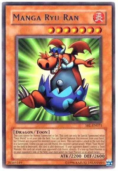 Manga Ryu-Ran SRL-EN071 SRL-EN Unlimited Rare Yu-Gi-Oh card from Spell Ruler (Worldwide English)