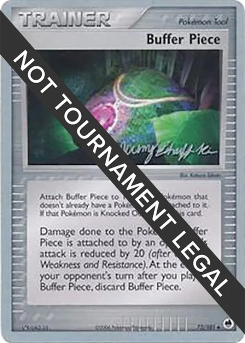 Buffer Piece - 2007 Jeremy Scharff-Kim #72/101 Pokémon card from World Championship Decks