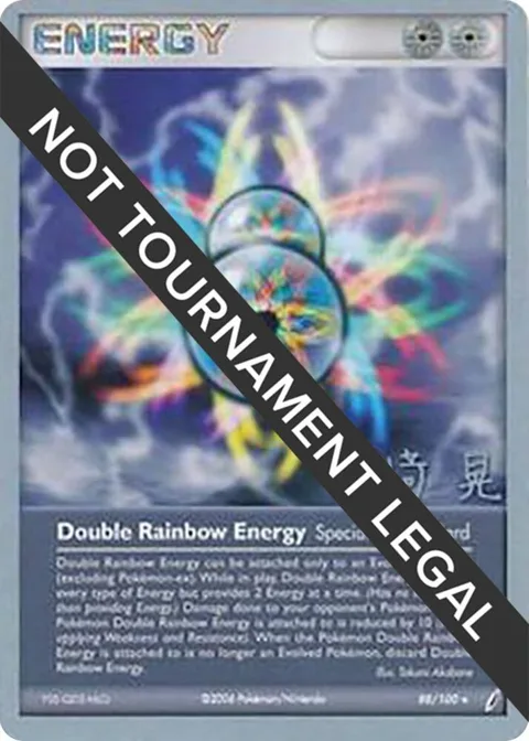 Double Rainbow Energy - 2007 Akira Miyazaki #88/100 Pokémon card from World Championship Decks