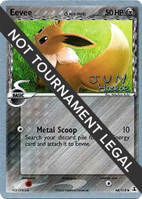 Eevee Delta Species - 2007 Jun Hasebe #68/113 Pokémon card from World Championship Decks