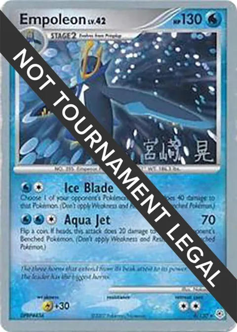 Empoleon - 2007 Akira Miyazaki #4/130 Pokémon card from World Championship Decks