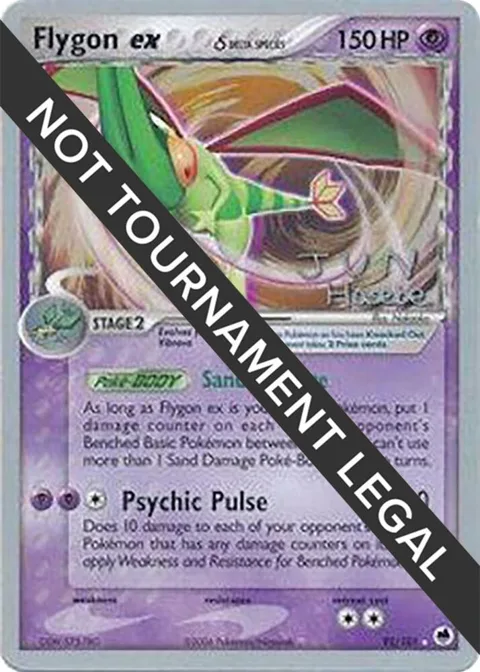 Flygon ex Delta Species - 2007 Jun Hasebe #92/101 Pokémon card from World Championship Decks