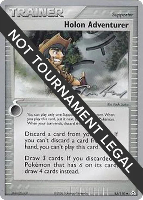 Holon Adventurer - 2007 Tom Roos #85/110 Pokémon card from World Championship Decks