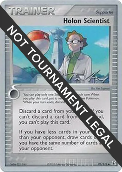 Holon Scientist - 2007 Tom Roos #97/113 Pokémon card from World Championship Decks