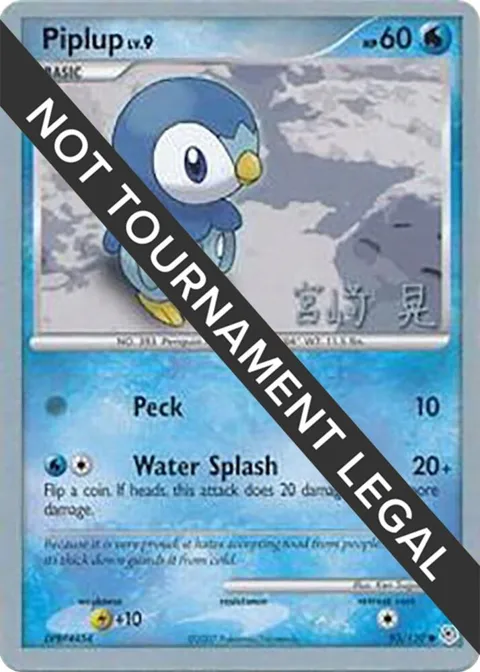 Piplup - 2007 Akira Miyazaki #93/130 Pokémon card from World Championship Decks