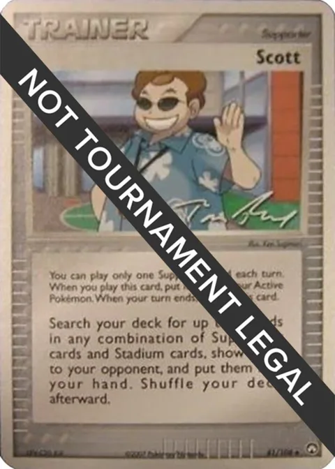 Scott - 2007 Tom Roos #81/108 Pokémon card from World Championship Decks
