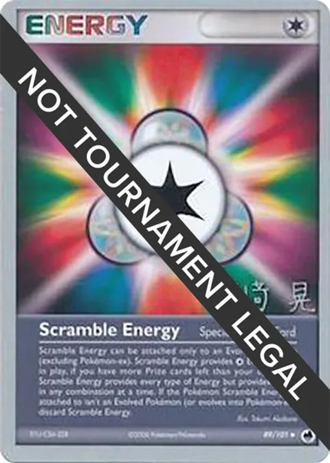 Scramble Energy - 2007 Akira Miyazaki #89/101 Pokémon card from World Championship Decks