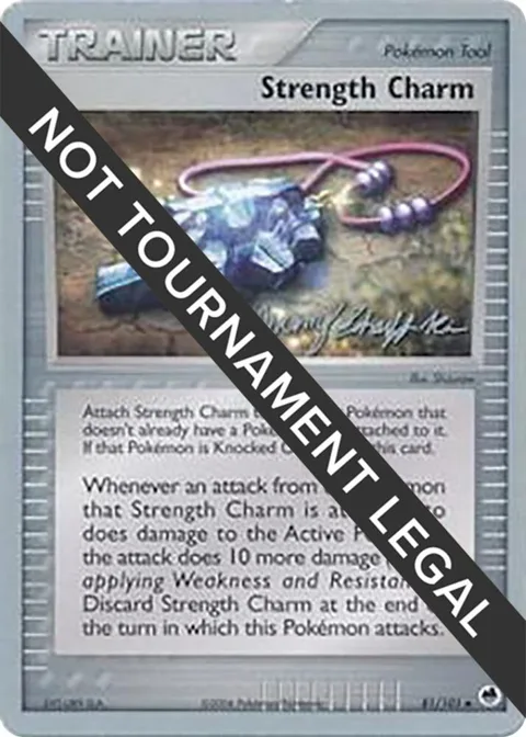 Strength Charm - 2007 Jeremy Scharff-Kim #81/101 Pokémon card from World Championship Decks