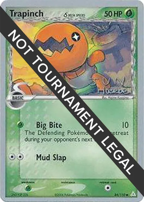 Trapinch Delta Species - 2007 Jun Hasebe #84/110 Pokémon card from World Championship Decks