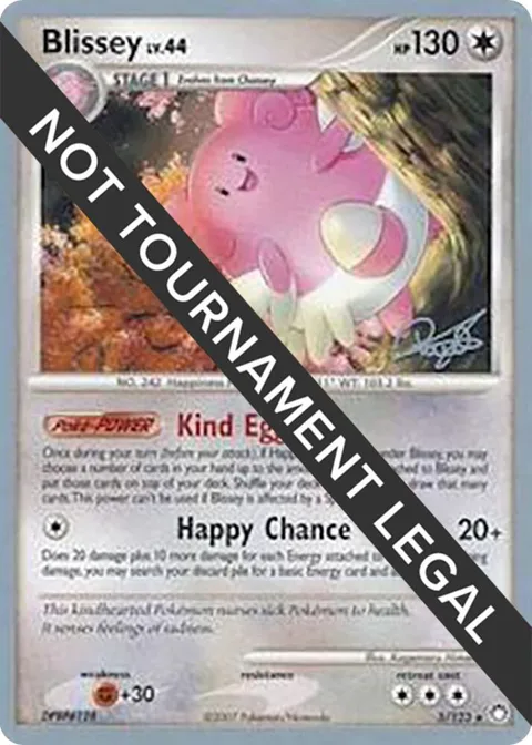 Blissey - 2008 Paul Atanassov #5/123 Pokémon card from World Championship Decks