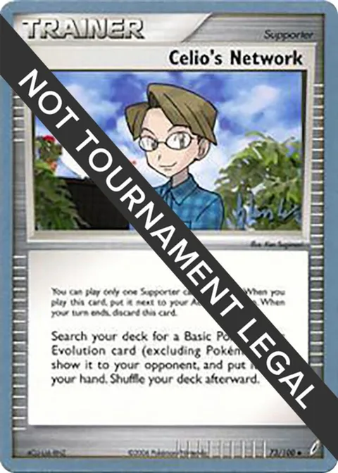 Celio's Network - 2008 Dylan Lefavour #73/100 Pokémon card from World Championship Decks