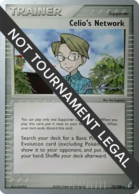 Celio's Network - 2008 Jason Klaczynski #73/100 Pokémon card from World Championship Decks