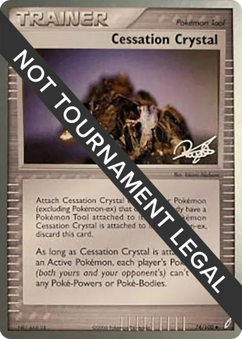 Cessation Crystal - 2008 Paul Atanassov #74/100 Pokémon card from World Championship Decks