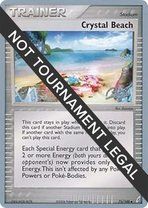 Crystal Beach - 2008 Paul Atanassov #75/100 Pokémon card from World Championship Decks