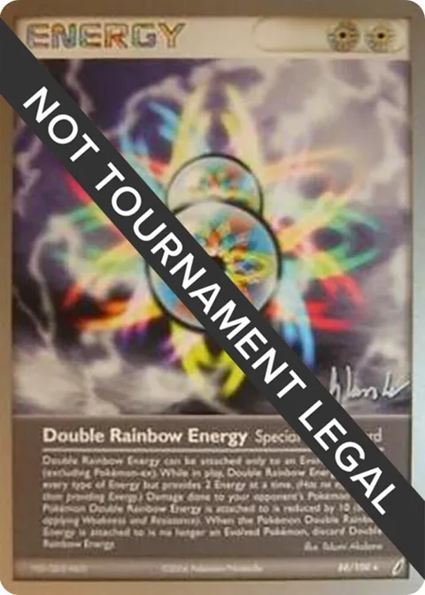 Double Rainbow Energy - 2008 Dylan Lefavour #88/100 Pokémon card from World Championship Decks
