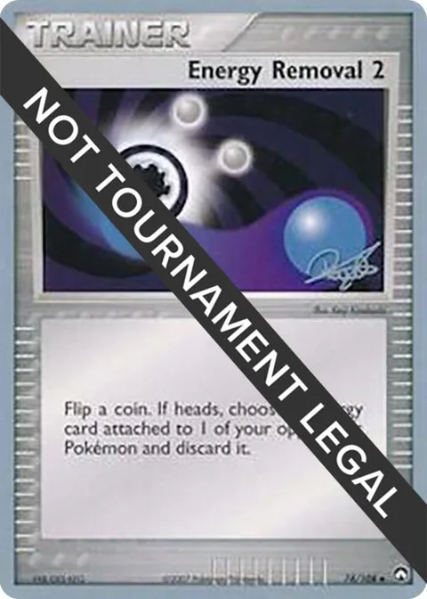 Energy Removal 2 - 2008 Paul Atanassov #74/108 Pokémon card from World Championship Decks