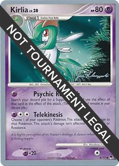 Kirlia - 2008 Jason Klaczynski #8/17 Pokémon card from World Championship Decks