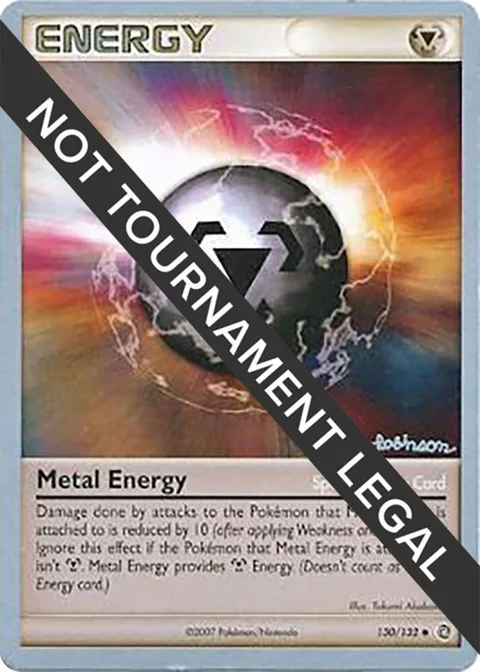 Metal Energy 130 - 2008 Tristan Robinson #130/132 Pokémon card from World Championship Decks