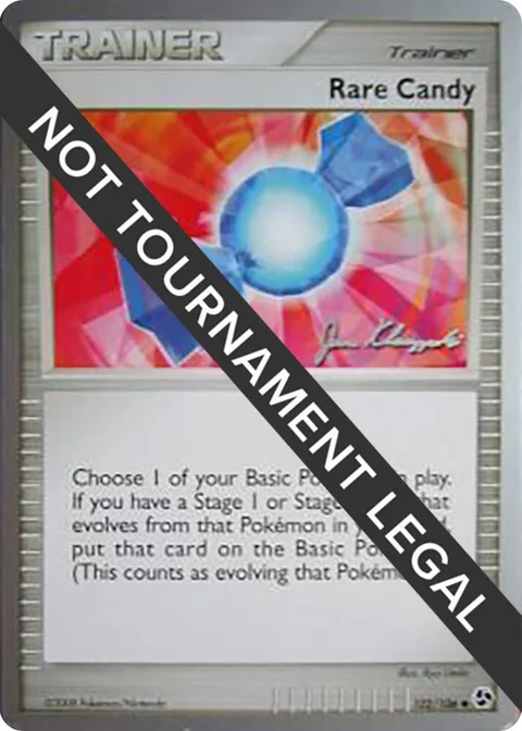 Rare Candy - 2008 Jason Klaczynski #102/105 Pokémon card from World Championship Decks