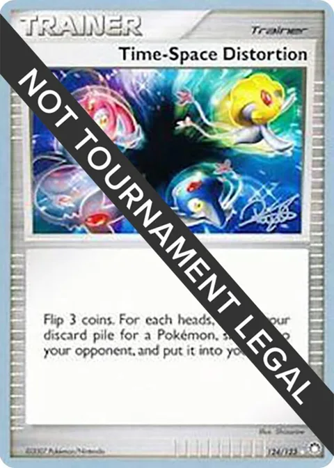 Time-Space Distortion - 2008 Paul Atanassov #124/123 Pokémon card from World Championship Decks