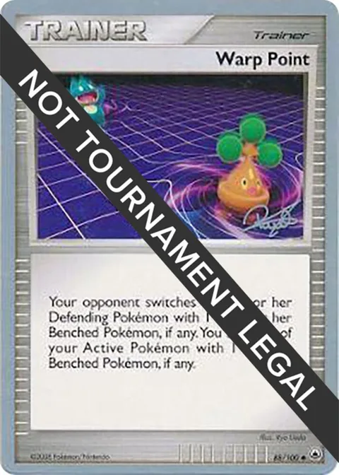 Warp Point - 2008 Paul Atanassov #88/100 Pokémon card from World Championship Decks