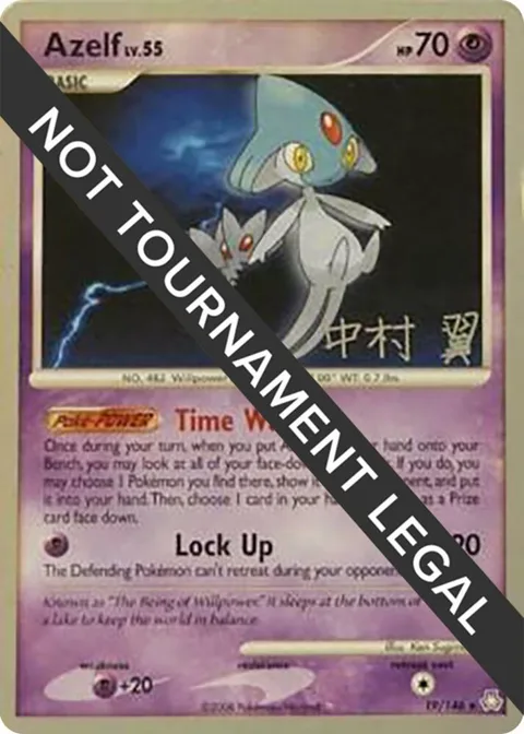 Azelf - 2009 Tsubasa Nakamura #19/146 Pokémon card from World Championship Decks