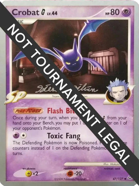 Crobat G - 2009 Stephen Silvestro #47/127 Pokémon card from World Championship Decks