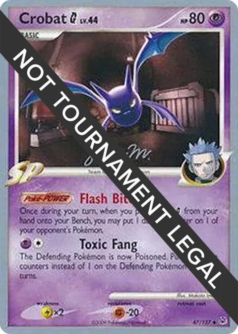 Crobat G - 2009 Jason Martinez #47/127 Pokémon card from World Championship Decks