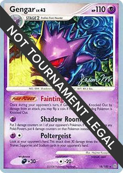 Gengar - 2009 Jason Martinez #18/100 Pokémon card from World Championship Decks