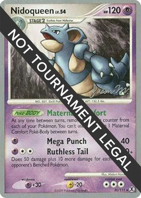 Nidoqueen - 2009 Jason Martinez #30/111 Pokémon card from World Championship Decks