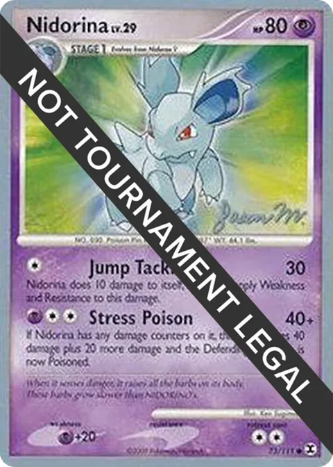 Nidorina - 2009 Jason Martinez #73/111 Pokémon card from World Championship Decks