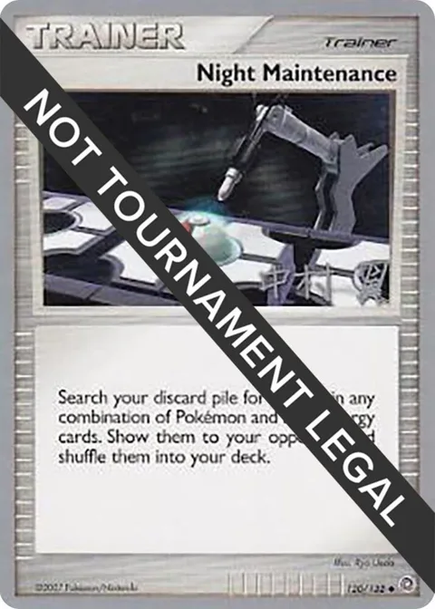 Night Maintenance - 2009 Tsubasa Nakamura #120/132 Pokémon card from World Championship Decks
