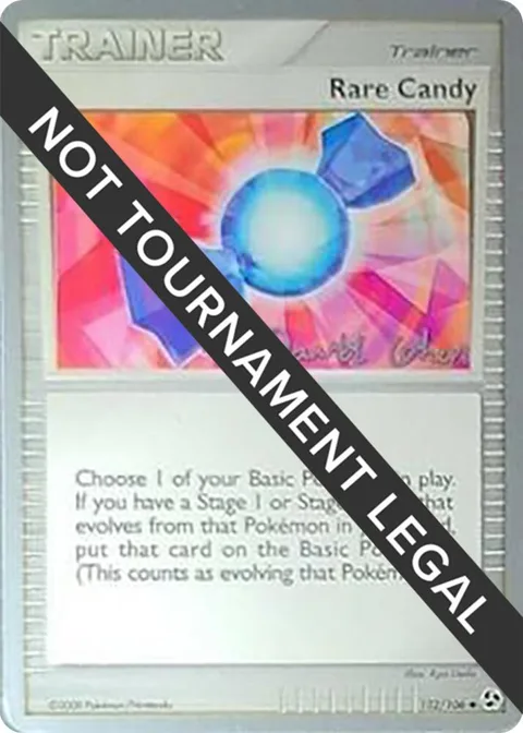 Rare Candy - 2009 David Cohen #102/105 Pokémon card from World Championship Decks