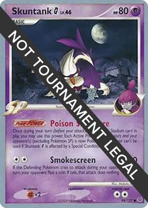 Skuntank G - 2009 Tsubasa Nakamura #94/127 Pokémon card from World Championship Decks