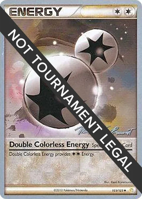 Double Colorless Energy - 2010 Michael Pramawat #103/123 Pokémon card from World Championship Decks