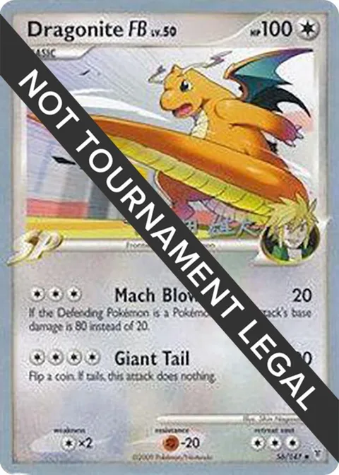 Dragonite FB - 2010 Yuta Komatsuda #56/157 Pokémon card from World Championship Decks