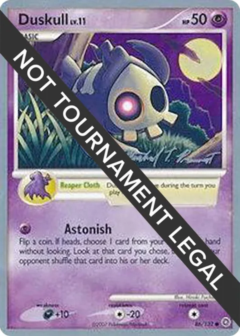 Duskull - 2010 Michael Pramawat #86/132 Pokémon card from World Championship Decks