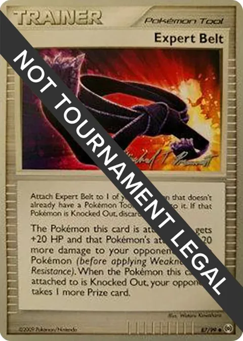 Expert Belt - 2010 Michael Pramawat #87/99 Pokémon card from World Championship Decks
