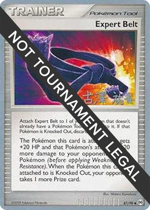 Expert Belt - 2010 Yuka Furusawa #87/99 Pokémon card from World Championship Decks