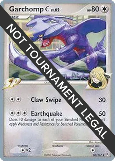 Garchomp C - 2010 Yuta Komatsuda #60/147 Pokémon card from World Championship Decks