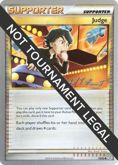 Judge - 2010 Michael Pramawat #78/95 Pokémon card from World Championship Decks