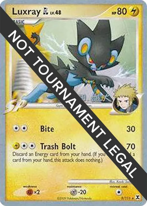 Luxray GL - 2010 Yuta Komatsuda #9/111 Pokémon card from World Championship Decks