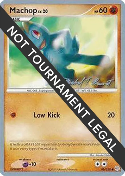 Machop - 2010 Michael Pramawat #86/130 Pokémon card from World Championship Decks