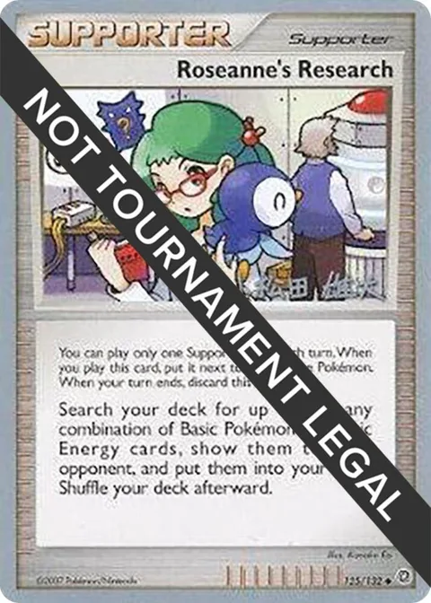 Roseanne's Research - 2010 Yuta Komatsuda #125/132 Pokémon card from World Championship Decks