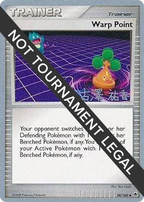 Warp Point - 2010 Yuka Furusawa #88/100 Pokémon card from World Championship Decks